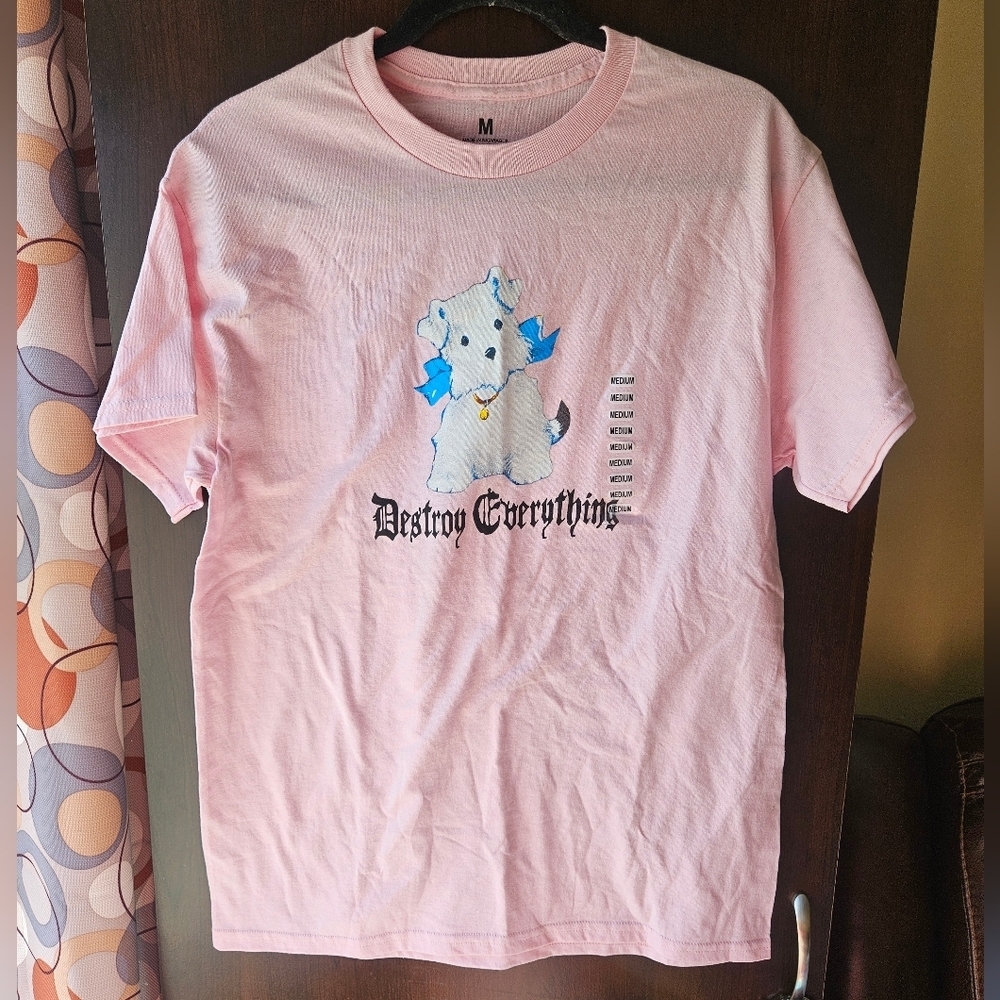 NWT Pink T-Shirt with Graphic Design